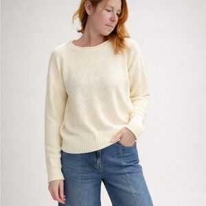 “Harper” Textured Knit Sweater
